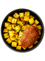 Котлета с картофелем